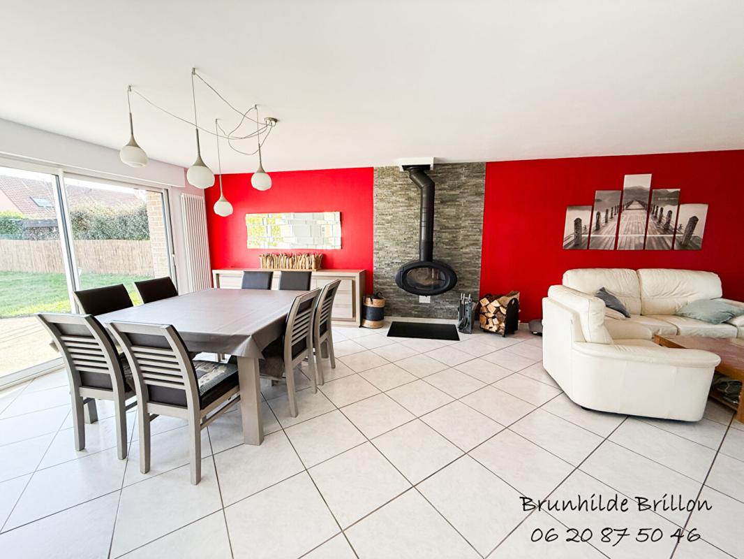 COURRIERES Semi-plain-pied 190M², 4 chambres, bureau, garage, jardin 6