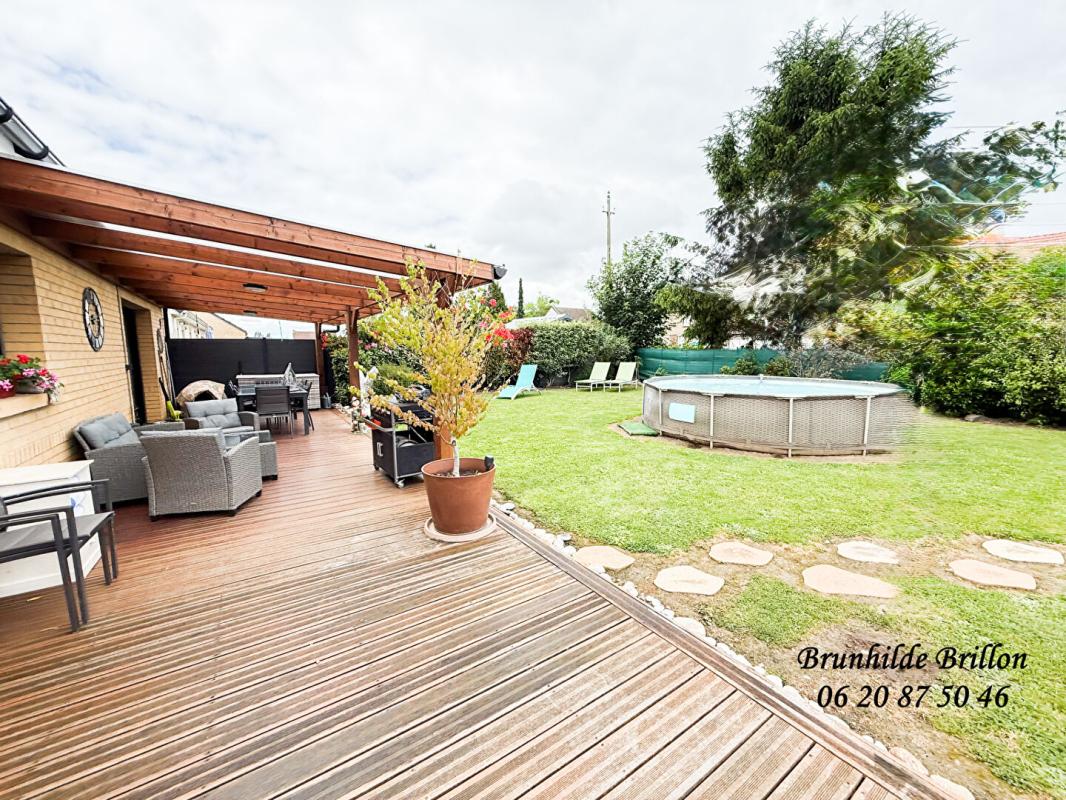 LENS Maison individuelle,128M² au sol, 3 chambres, garage, jardin 12