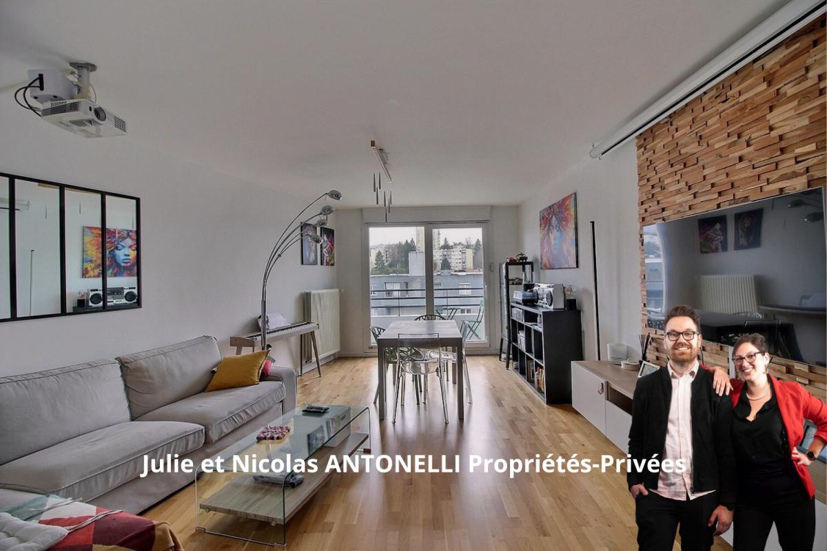 SAINT-ETIENNE Saint Etienne 42100 Appartement 83m² 3 chambres avec BALCONS, GARAGE et CAVE 1