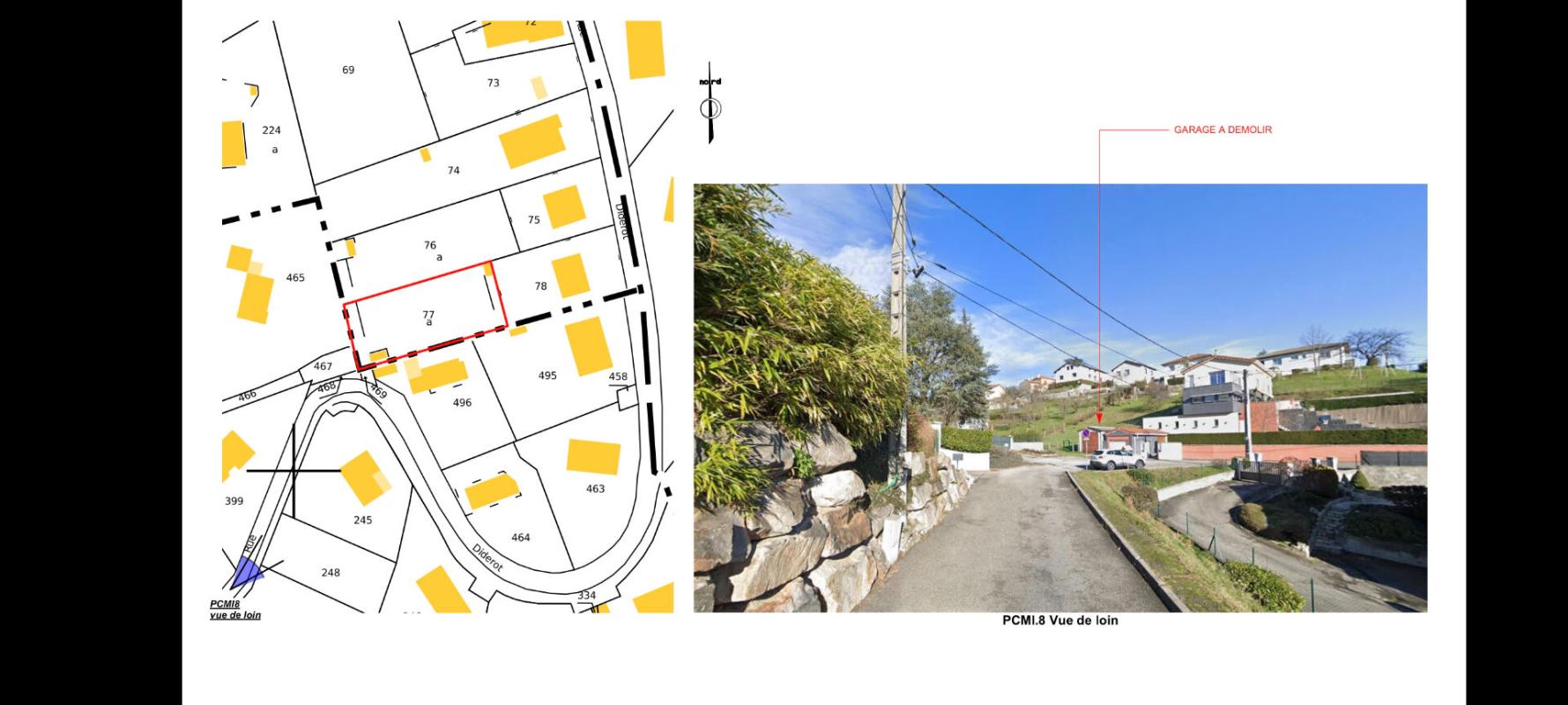 UNIEUX UNIEUX 42240 terrain constructible viabilisé 764m² PC purgé certains travaux déjà réalisés 10