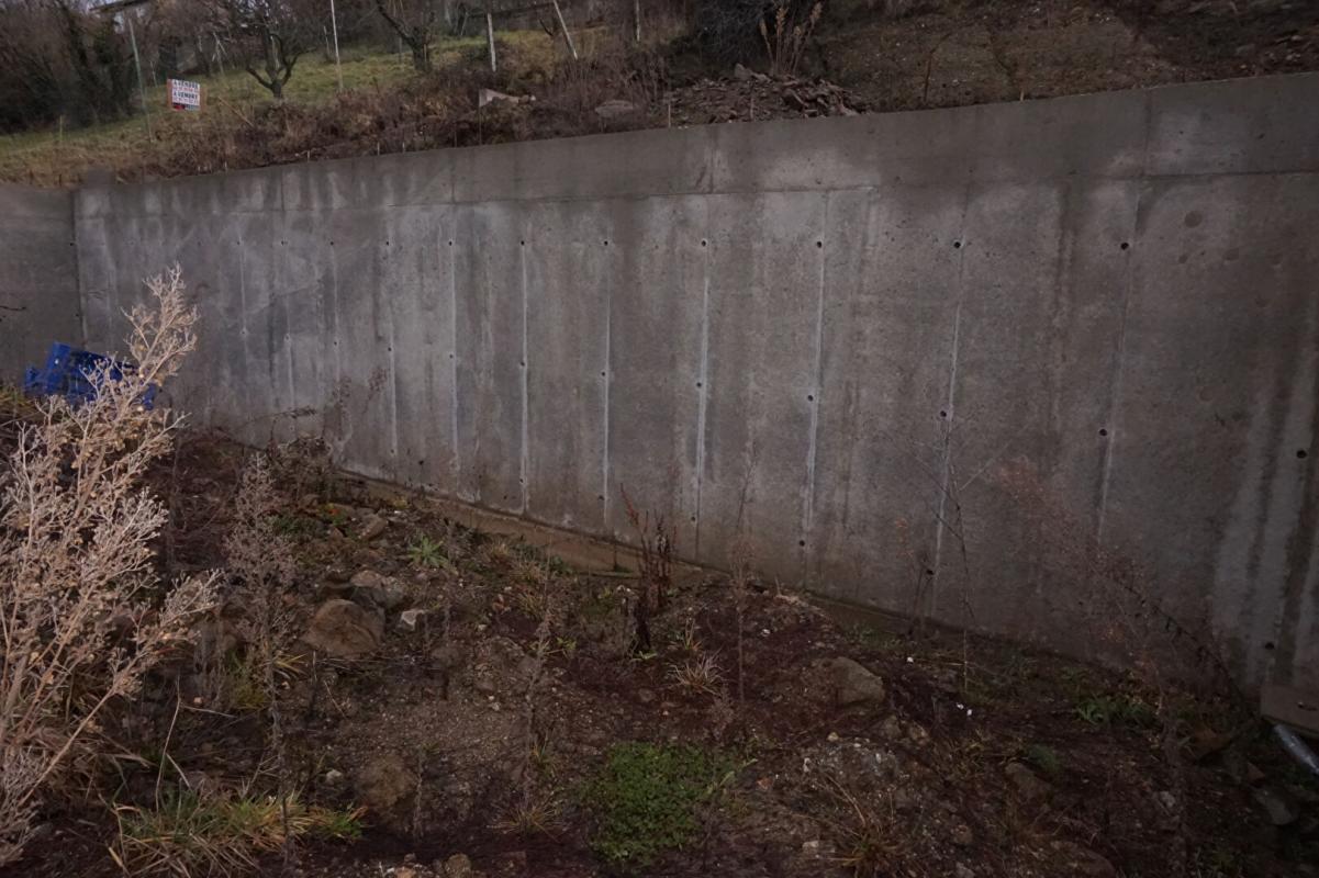 UNIEUX UNIEUX 42240 terrain constructible viabilisé 764m² PC purgé certains travaux déjà réalisés 16