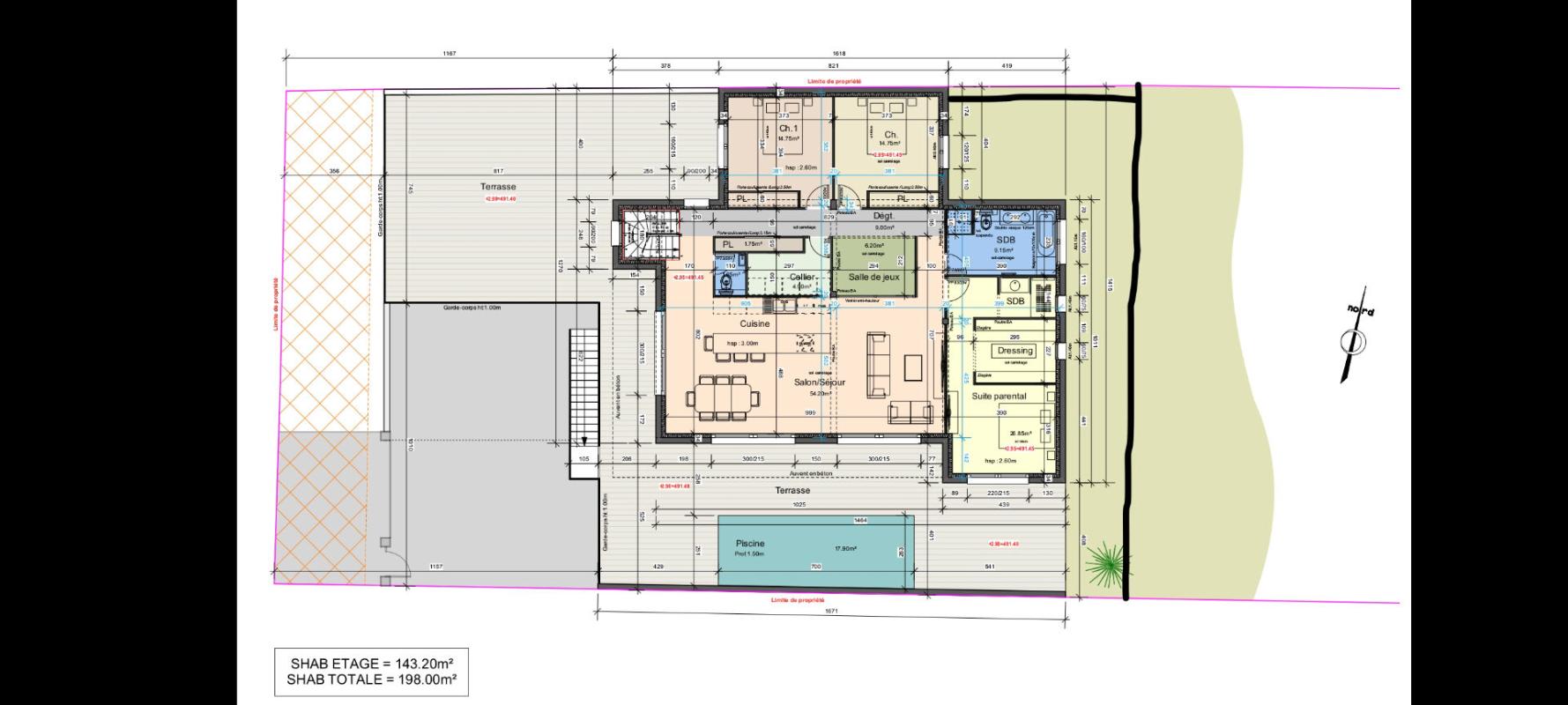 UNIEUX UNIEUX 42240 terrain constructible viabilisé 764m² PC purgé certains travaux déjà réalisés 4