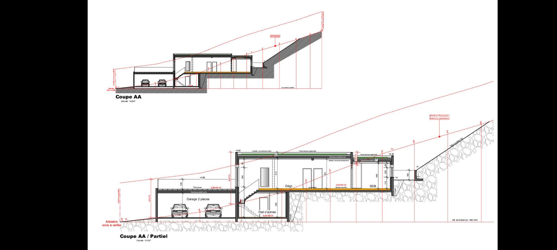 UNIEUX UNIEUX 42240 terrain constructible viabilisé 764m² PC purgé certains travaux déjà réalisés 8