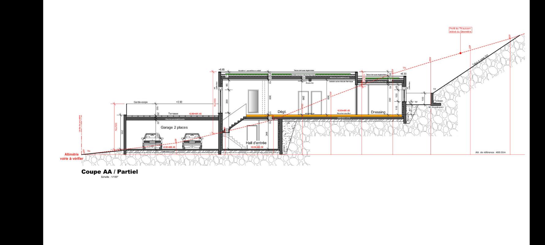 UNIEUX UNIEUX 42240 terrain constructible viabilisé 764m² PC purgé certains travaux déjà réalisés 9