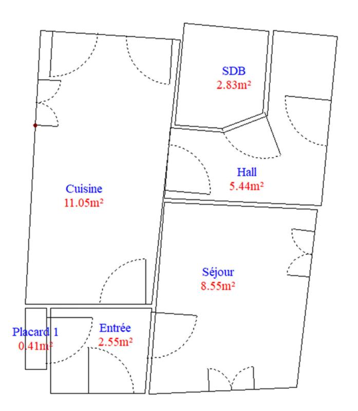 SAINT-ROMAIN-LACHALM Saint Romain Lachalm 43620 Centre bourg Maison de village en pierre à rénover 61m² habitables 9