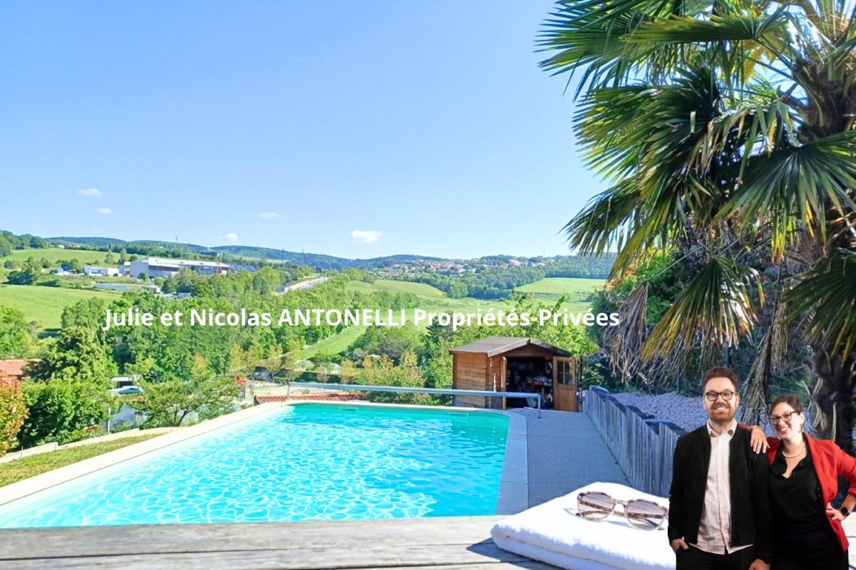 FRAISSES Unieux 42490 Maison 137 m² 4 chambres avec piscine et deux garages 1