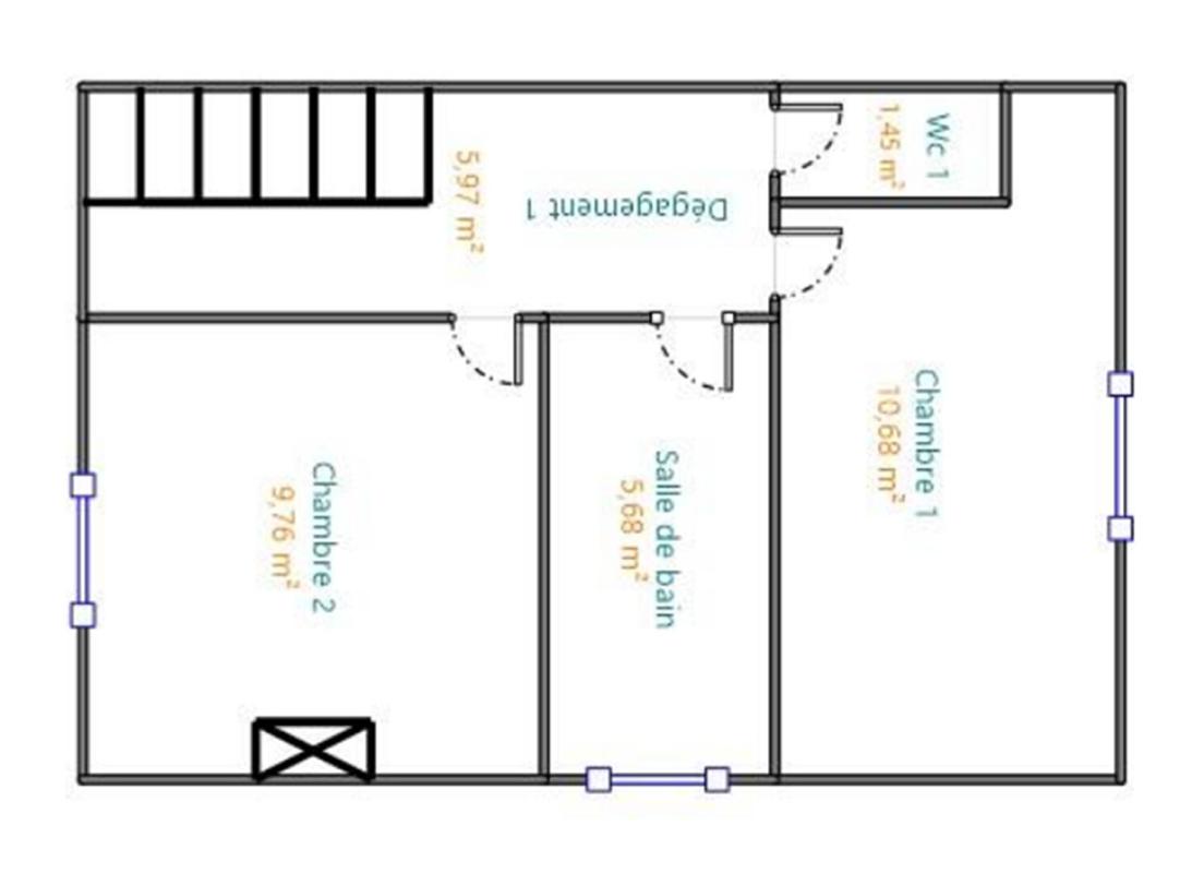 FIRMINY Firminy 42700  Maison de ville de 3 niveaux élevés sur cave 120m² habitables surface utile 108m² habitables surface carrez 4 chambres sur 202m² de terrain 12