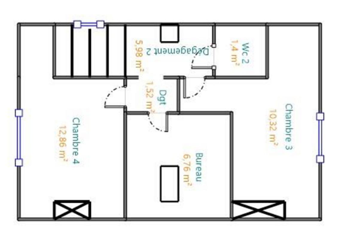 FIRMINY Firminy 42700  Maison de ville de 3 niveaux élevés sur cave 120m² habitables surface utile 108m² habitables surface carrez 4 chambres sur 202m² de terrain 13