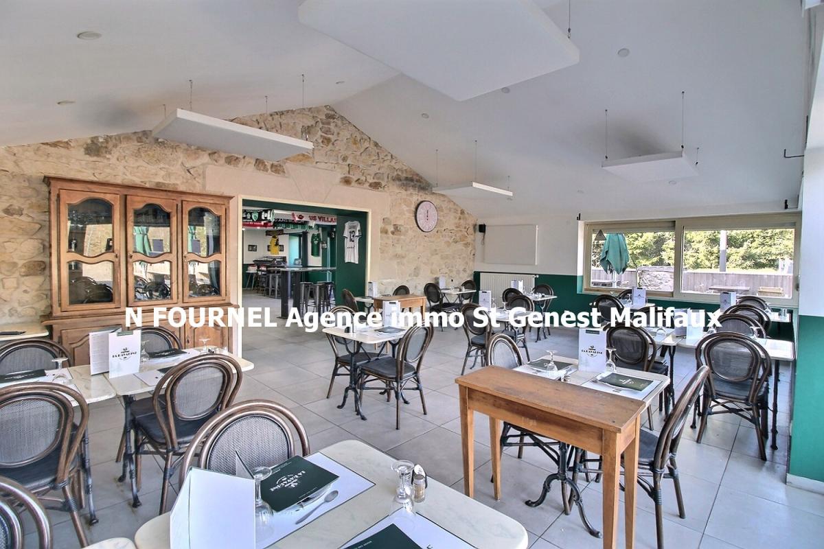 SAINT-GENEST-MALIFAUX EN EXCLUSIVITE SAINT GENEST MALIFAUX À VENDRE : MURS ET FONDS DE COMMERCE RESTAURANT ? AVEC APPARTEMENT PRIVATIF AU DESSUS 3