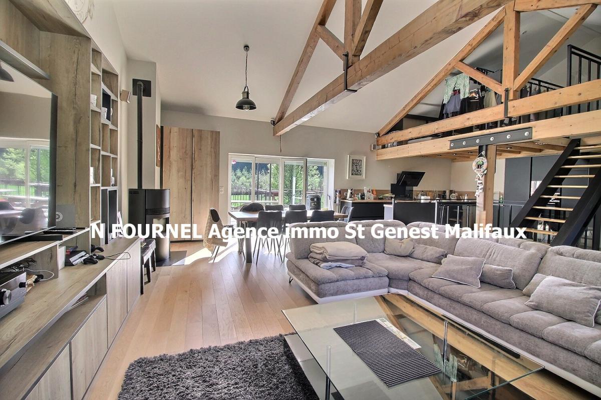 SAINT-GENEST-MALIFAUX EN EXCLUSIVITE SAINT GENEST MALIFAUX À VENDRE : MURS ET FONDS DE COMMERCE RESTAURANT ? AVEC APPARTEMENT PRIVATIF AU DESSUS 8