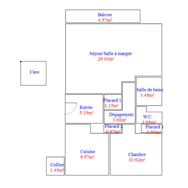 SAINT-ETIENNE Appartement 67 m² avec balcon et cave à SAINT-ETIENNE (42100) 10