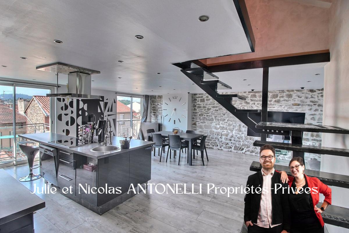 FIRMINY FIRMINY 42700 Appartement 4 pièces 90 m2 (123m² au sol) 2 balcons et TERRASSE TROPEZIENNE 1