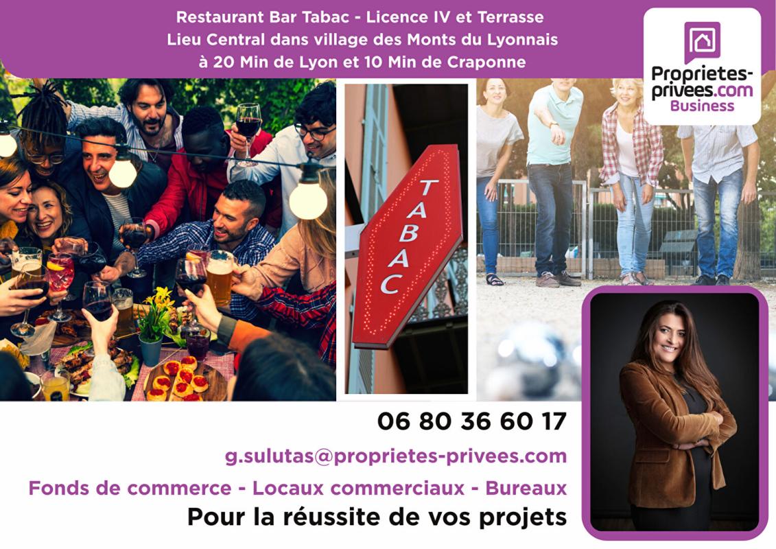 CRAPONNE Monts du Lyonnais - Restaurant Bar Tabac avec Terrasse 5