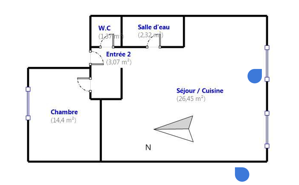 BRIGNOLES BRIGNOLES - Appartement T2 de 47,61m² 7