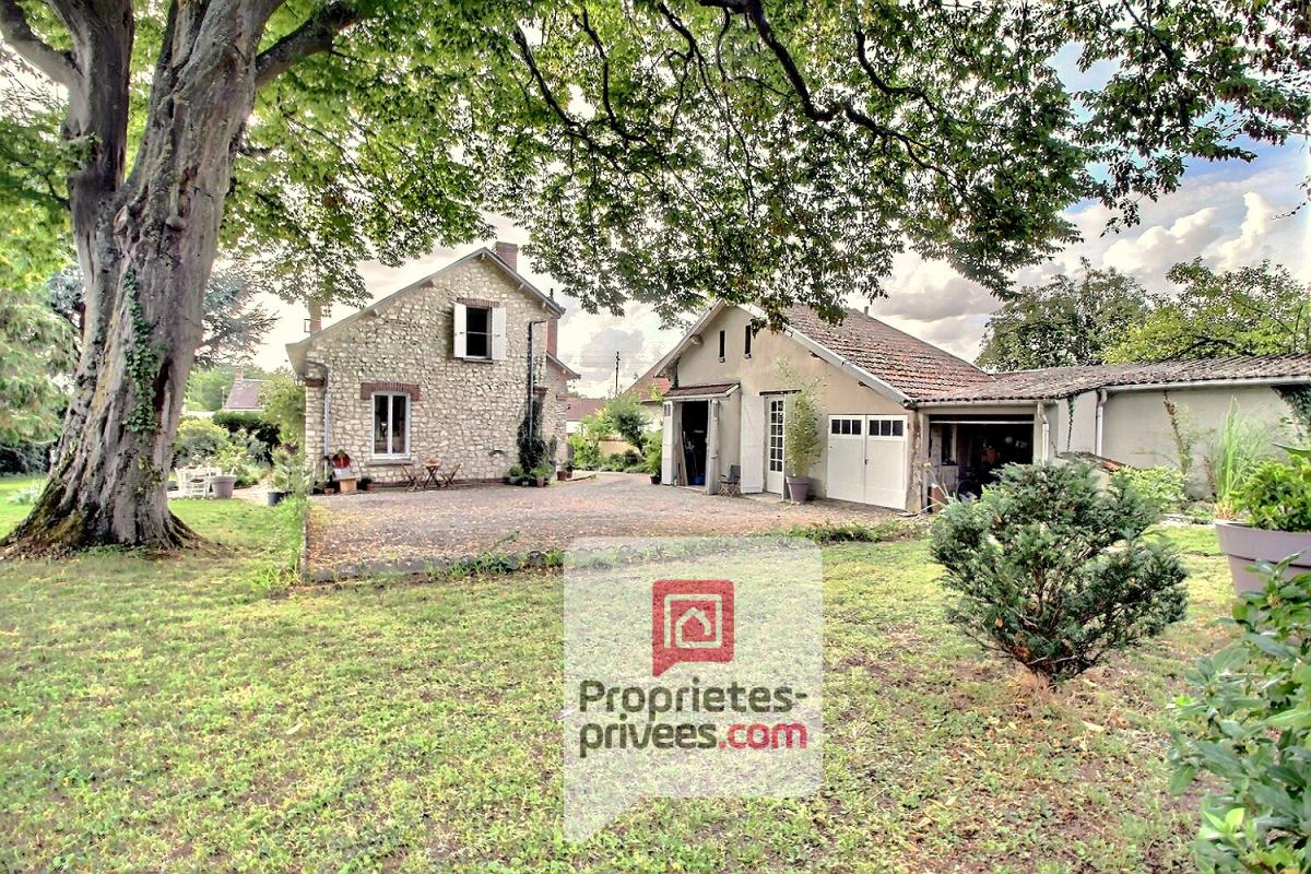 CHALETTE-SUR-LOING 1h de Paris Bercy -15 mn de la Gare de Montargis à pied, ELEGANTE MEULIERE de 6 PIECES + GARAGE et STUDIO (à rénover), JARDIN 16