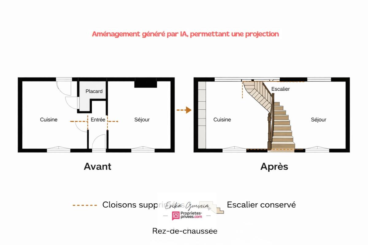 LE HAVRE Sainte-Marie : maison en briques 5 pièces 89 m², jardin, cour cosy & cave 32 m² ? Rare ! 4