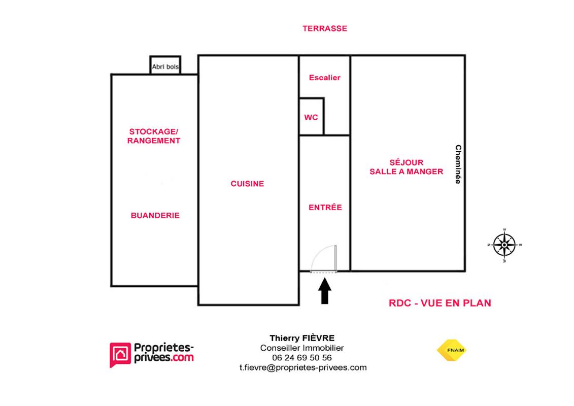SORIGNY Sorigny 37250 - Centre bourg :  Maison 5 pièces , 112 m2, 3 chambres 15