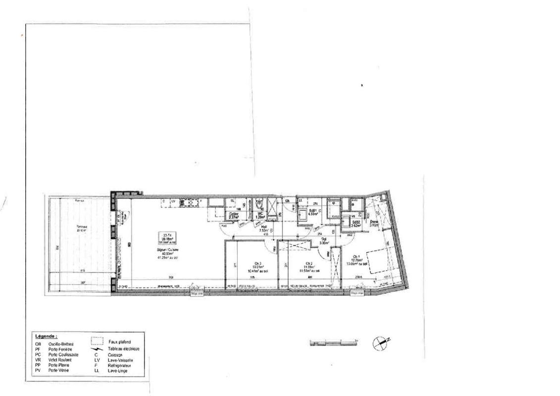 CYSOING Appartement Cysoing 4 pièce(s) 100 m2 2