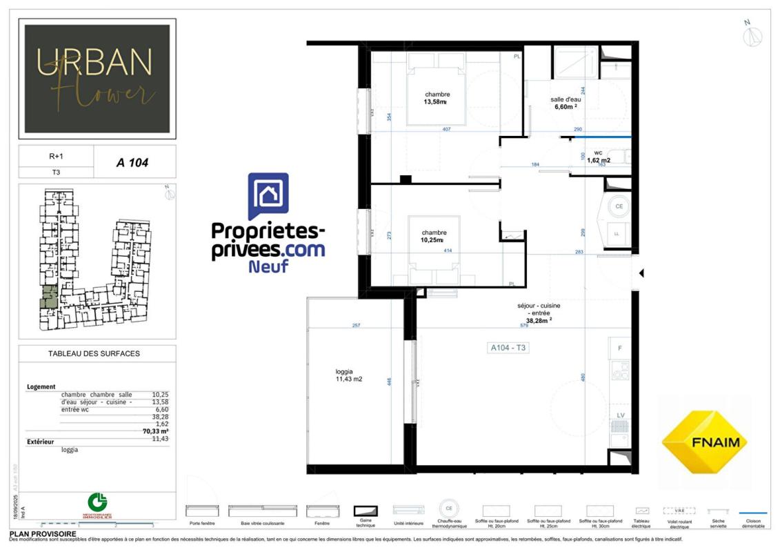 NARBONNE Appartement Narbonne 3 pièce(s) 70.33 m2 2
