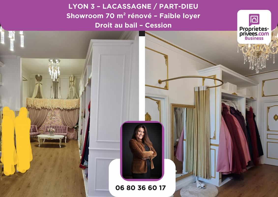 LYON-3E-ARRONDISSEMENT 69003 LYON - CESSION DE BAIL, SHOWROOM 70 M² RÉNOVÉ 2