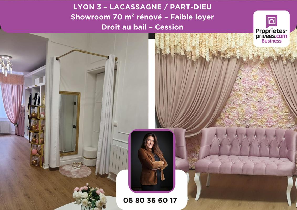 LYON-3E-ARRONDISSEMENT 69003 LYON - CESSION DE BAIL, SHOWROOM 70 M² RÉNOVÉ 3