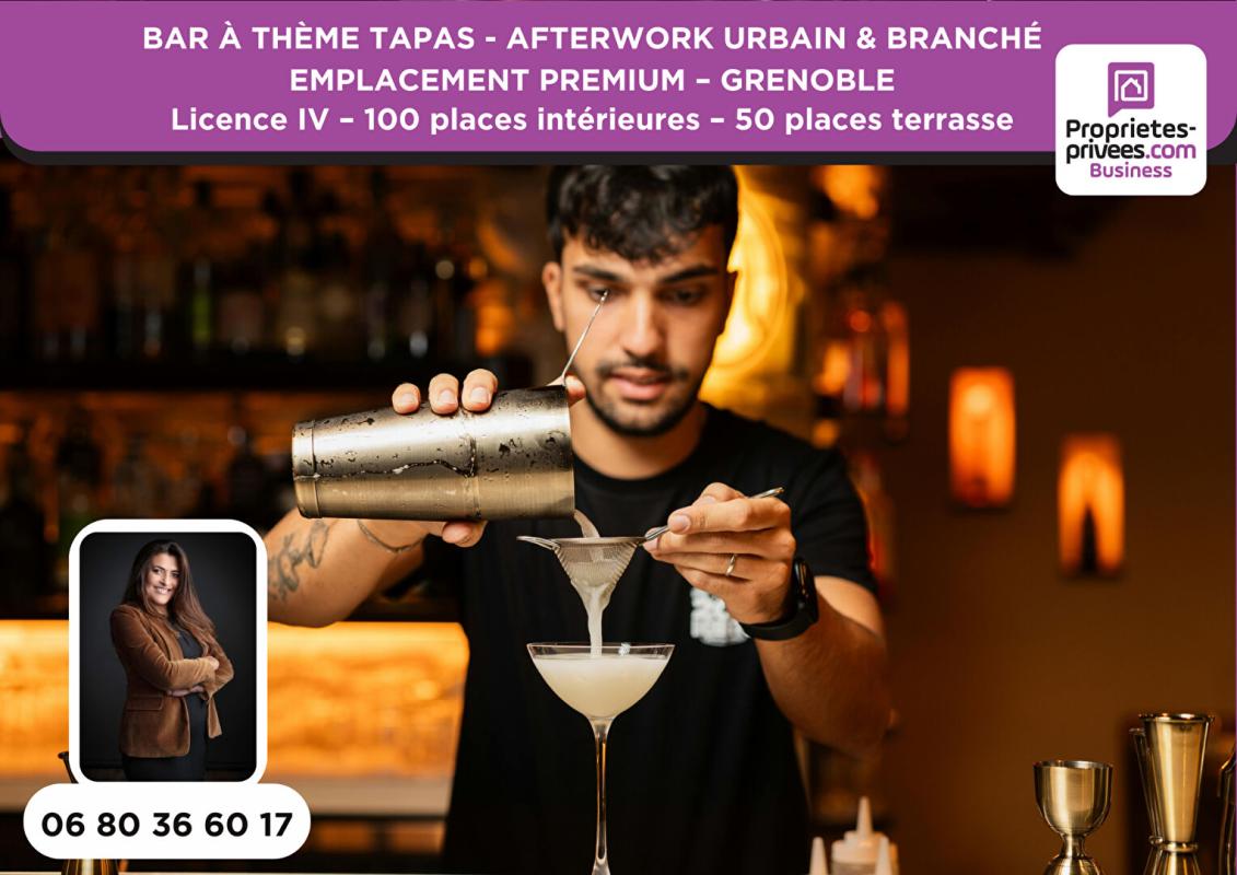 GRENOBLE GRENOBLE - BAR TAPAS & BIÈRES AFTERWORK, 130 PLACES, EMPLACEMENT PREMIUM 3
