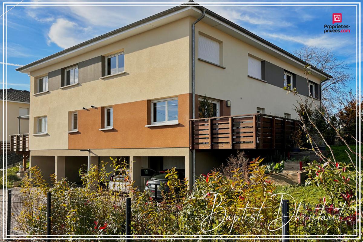 GENEUILLE Exclusivité : Duplex-Jardin de 2022 avec Jardin de 120m² et Garage Double 12