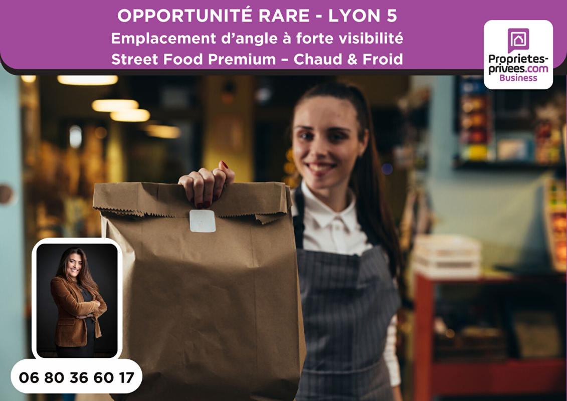 LYON-5E-ARRONDISSEMENT EXCLUSIVITÉ, 69005 LYON  : Emplacement d'angle à forte visibilité - Restauration  STREET FOOD chaud & froid 1