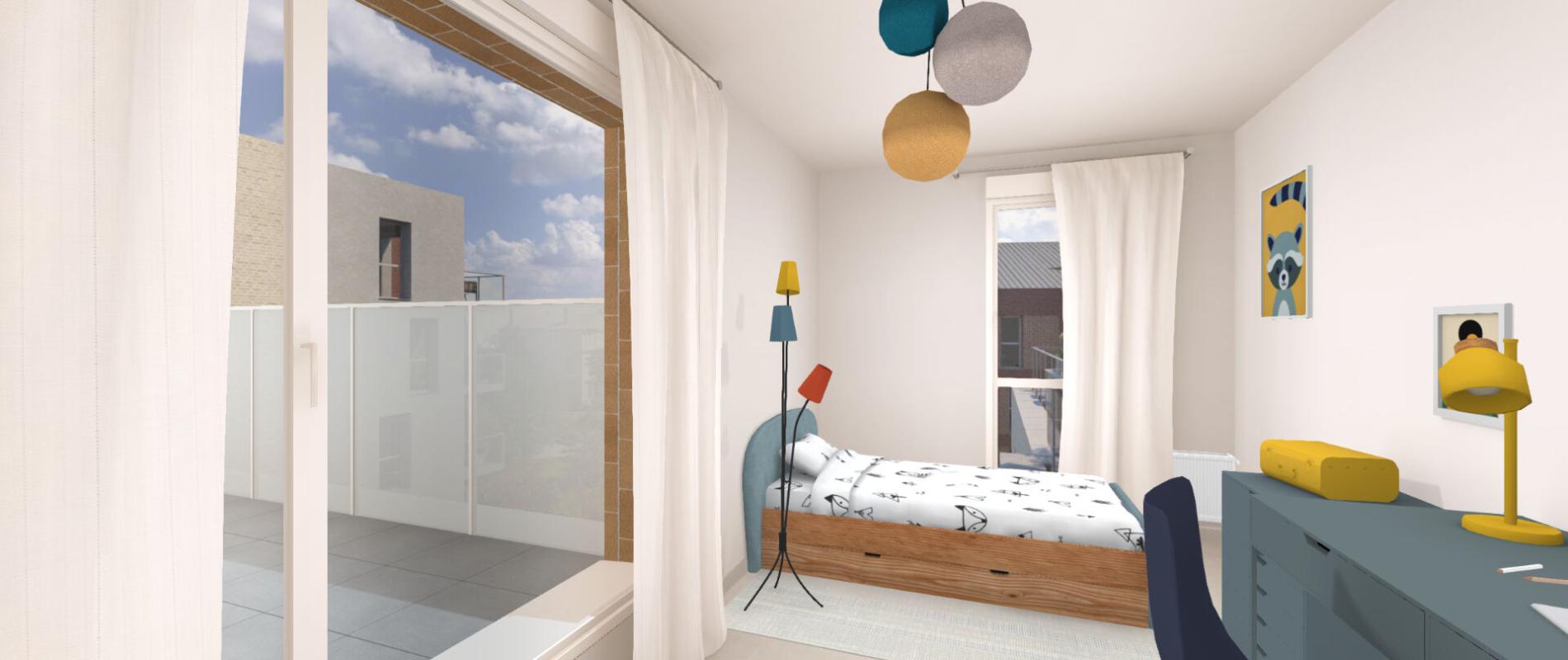 QUESNOY-SUR-DEULE Quesnoy Sur Deûle  T3 avec terrasse 6