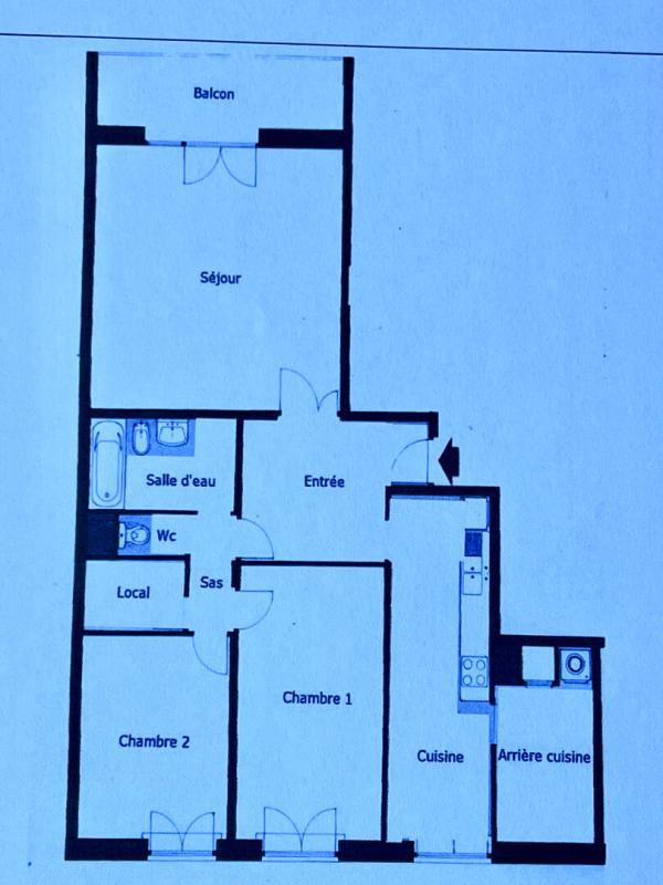 VENDOME VENDOME CENTRE VILLE 91m2  - grand balcon - garage - ascenseur -  2 chambres 13