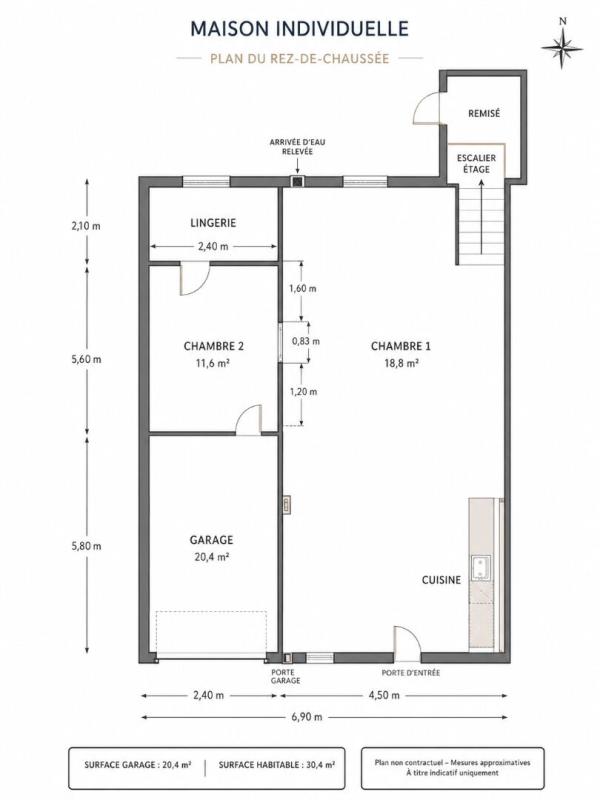 MOULINS-ENGILBERT Maison Moulins Engilbert 3 pièce(s) 80 m2 14