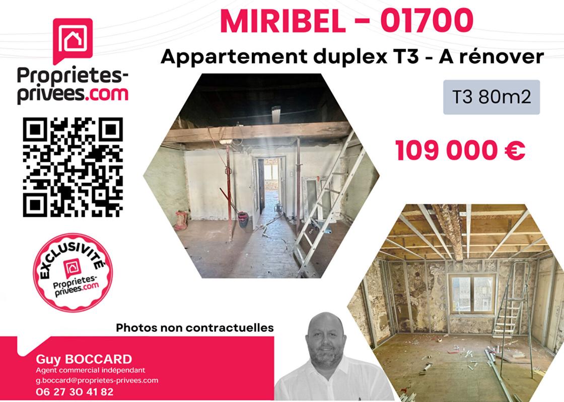 MIRIBEL Appartement Miribel 3 pièce(s) 80 m2 1