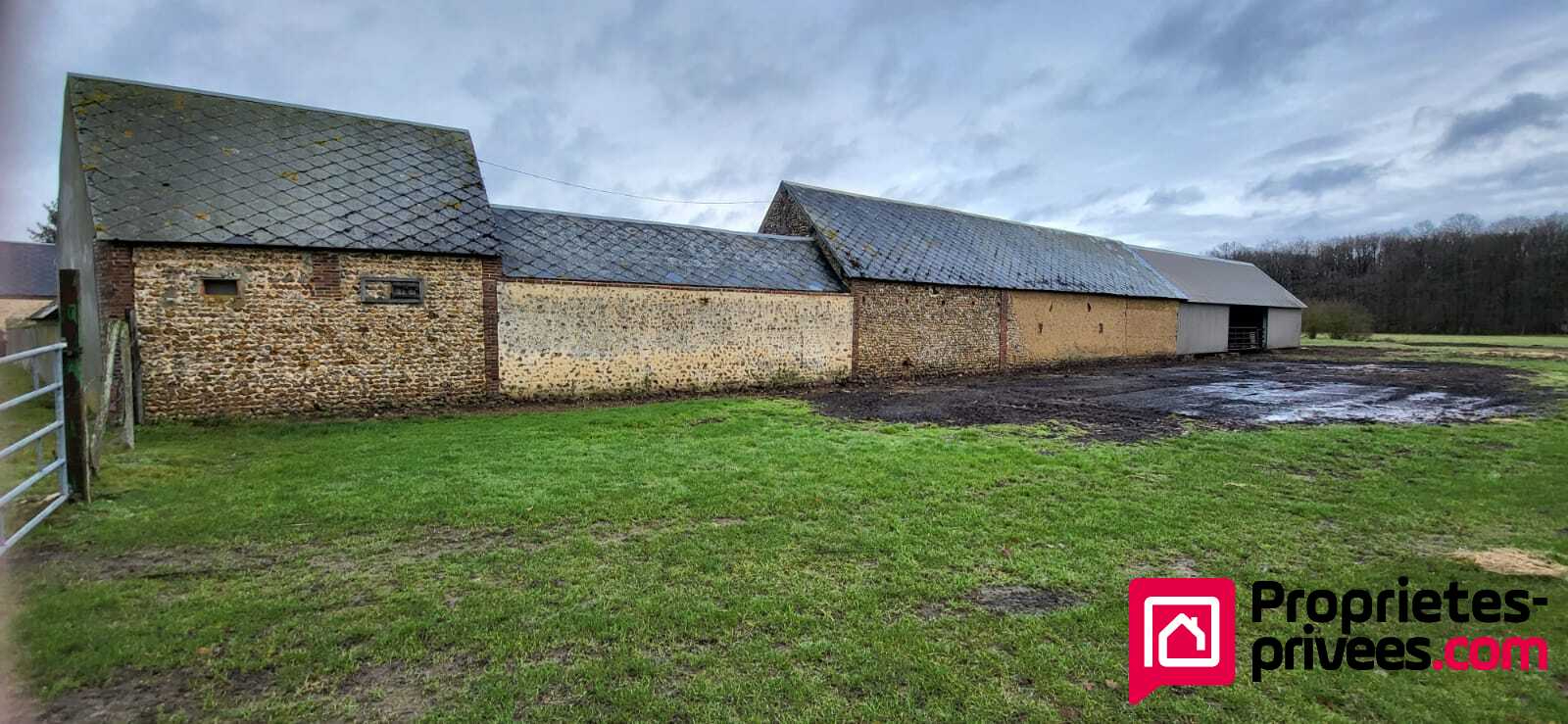 VERNEUIL-SUR-AVRE Corps de ferme (2 biens locatifs) + dépendances et prairies 16