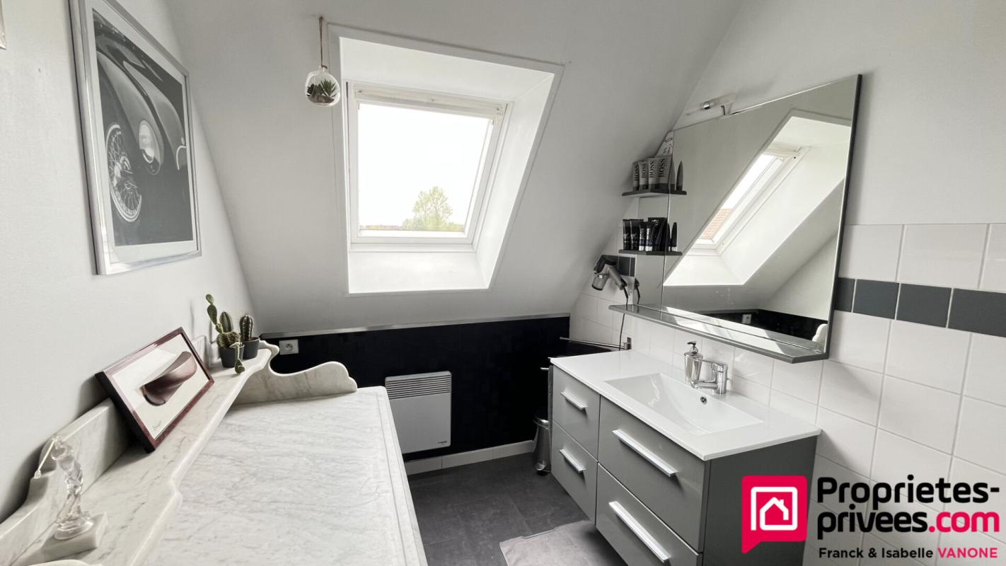 LOMPRET Individuelle lumineuse et familiale - 145 m² (190m² utiles) - 5 chambres - jardin SO - double garage - LOMPRET 9