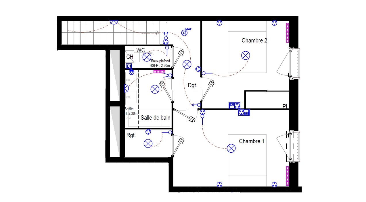 SAINTE-GENEVIEVE-DES-BOIS Appartement 3 pièces avec jardin, et parking 8
