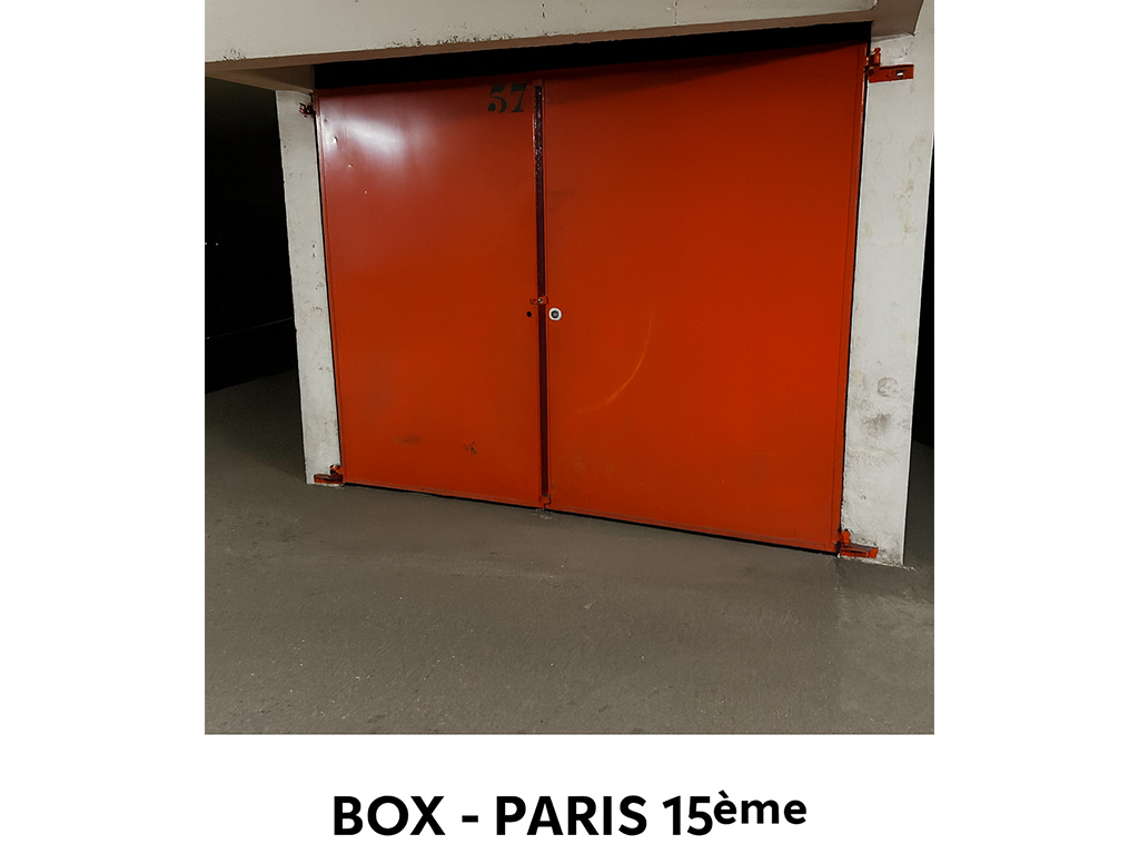 PARIS-15E-ARRONDISSEMENT 75015 PARIS - Parking / box  12 m2 -  Boulevard Lefebvre - Saint-Lambert - Parc d'expo Porte de Versailles 8