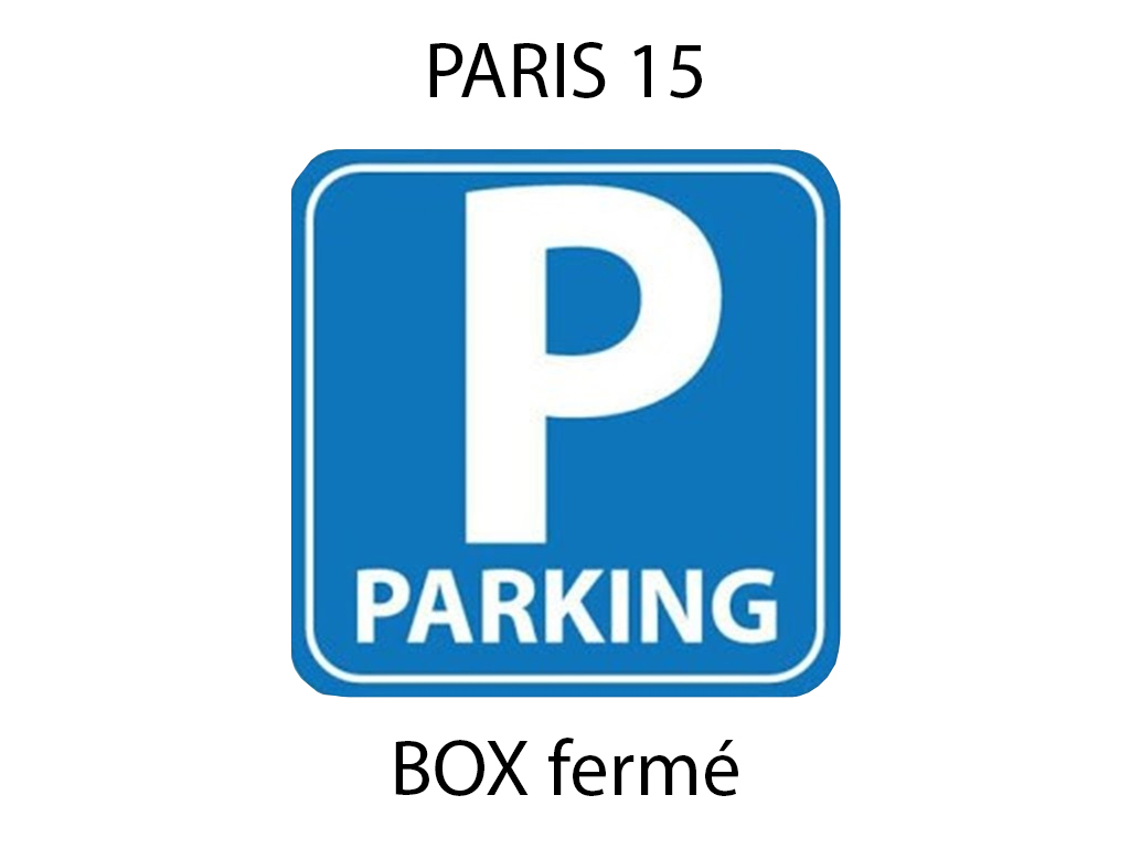 PARIS-15E-ARRONDISSEMENT 75015 PARIS - Parking / box  12 m2 -  Boulevard Lefebvre - Saint-Lambert - Parc d'expo Porte de Versailles 9