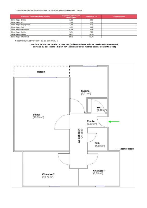 VERSAILLES Lumineux 3 pièces 63 m2 vue dégagée Versailles 15