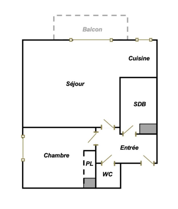 BENERVILLE-SUR-MER Appartement 2 pièces vue mer avec parking 9