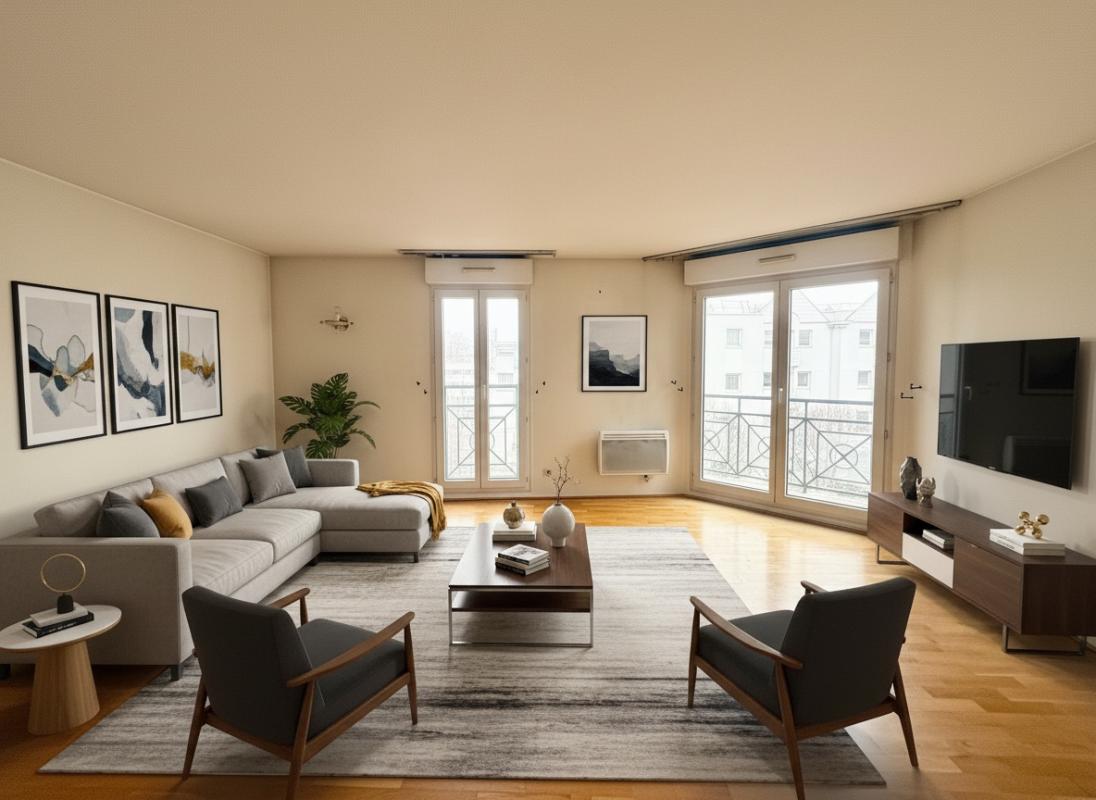BONDY Appartement trois pièces lumineux avec balcon et box à Bondy ? Proche RER E 1