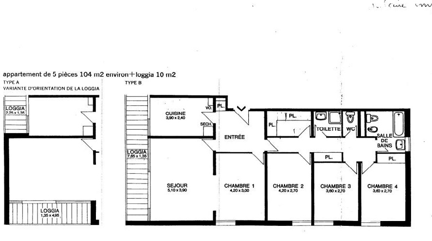 TORCY Appartement Torcy 5 pièce(s) 104 m2 16