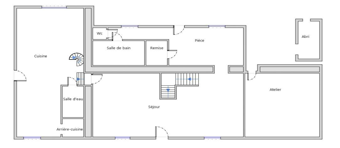 LAZ 29520 Laz maison en partie restaurée avec 5 chambres 2 grandes pièces de 26 m² et 46 m² 8