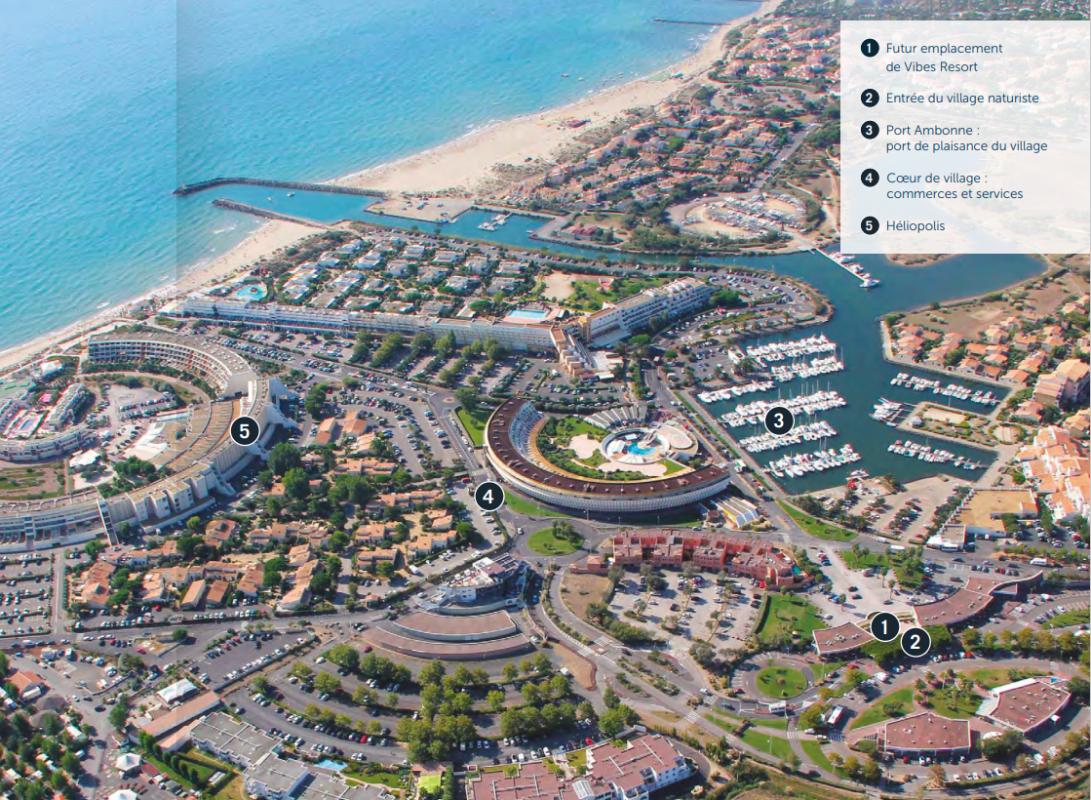 LE CAP D'AGDE Duplex haut de gamme lumineux, 49?m² exposé Sud, au naturiste Cap d'Agde 11