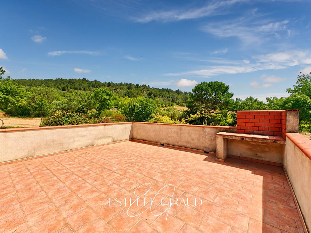 FELINES-MINERVOIS Ancien domaine Viticole, Maison avec terrasse, Grande parcelle, 3 Garages, Hangar, Remise 2