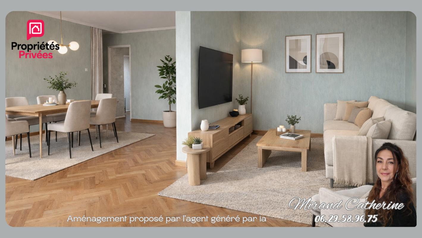 TROYES Appartement  centre ville 86 m² - 5 pièces 1