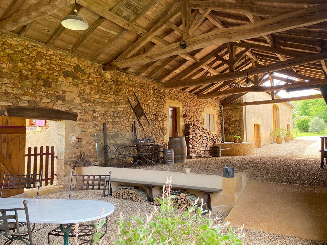 SAINT-AVIT-RIVIERE Ensemble périgourdin authentique avec deux gîtes, piscine et 5,3 hectares 11