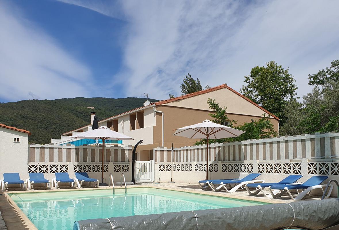 AMELIE-LES-BAINS-PALALDA Immeuble / Résidence familiale avec piscine de 11 logements à Amélie les Bains, idéal projet professionnel ou investisseur 1