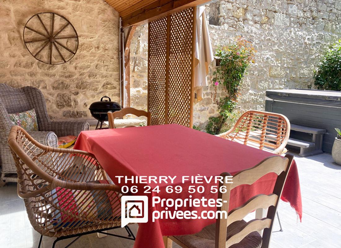 CHOUZE-SUR-LOIRE A VENDRE 37140 Chouzé sur Loire Maison de village 5 pièces , 115 m2 , 3 chambres  avec patio et spa 7