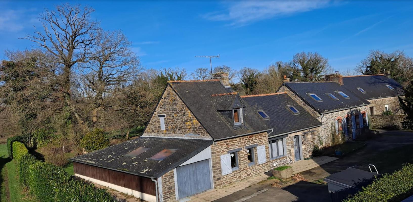 PAULE 22340 Paule longère familiale ou gîte 7 chambres terrain sans vis à vis de 4900 m² 1