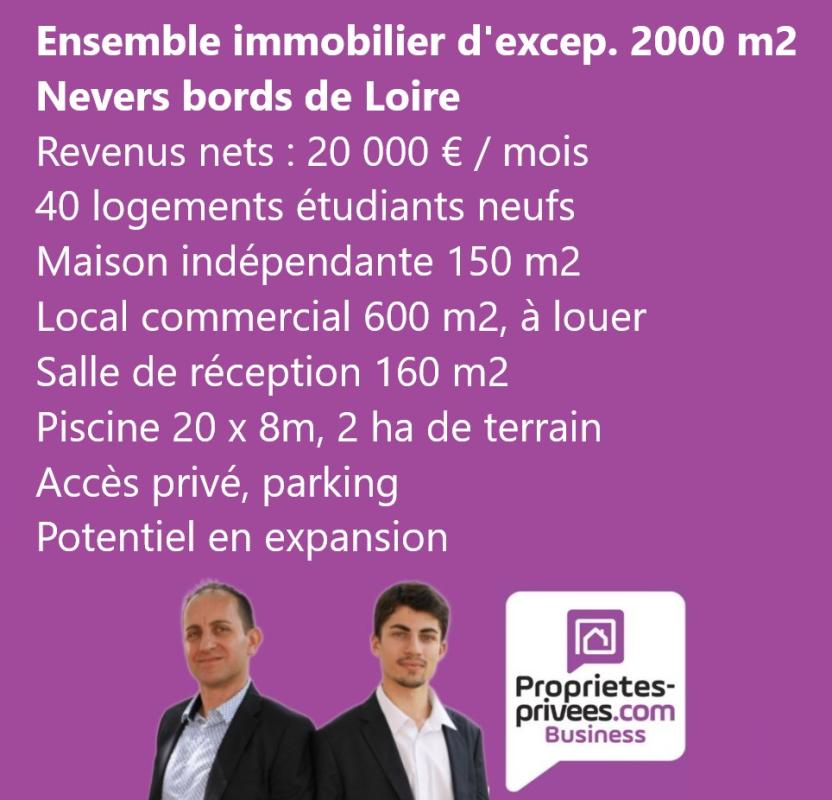 NEVERS ENSEMBLE IMMOBILIER D'EXCEPTION 2500 M² - NEVERS, VUE LOIRE 1